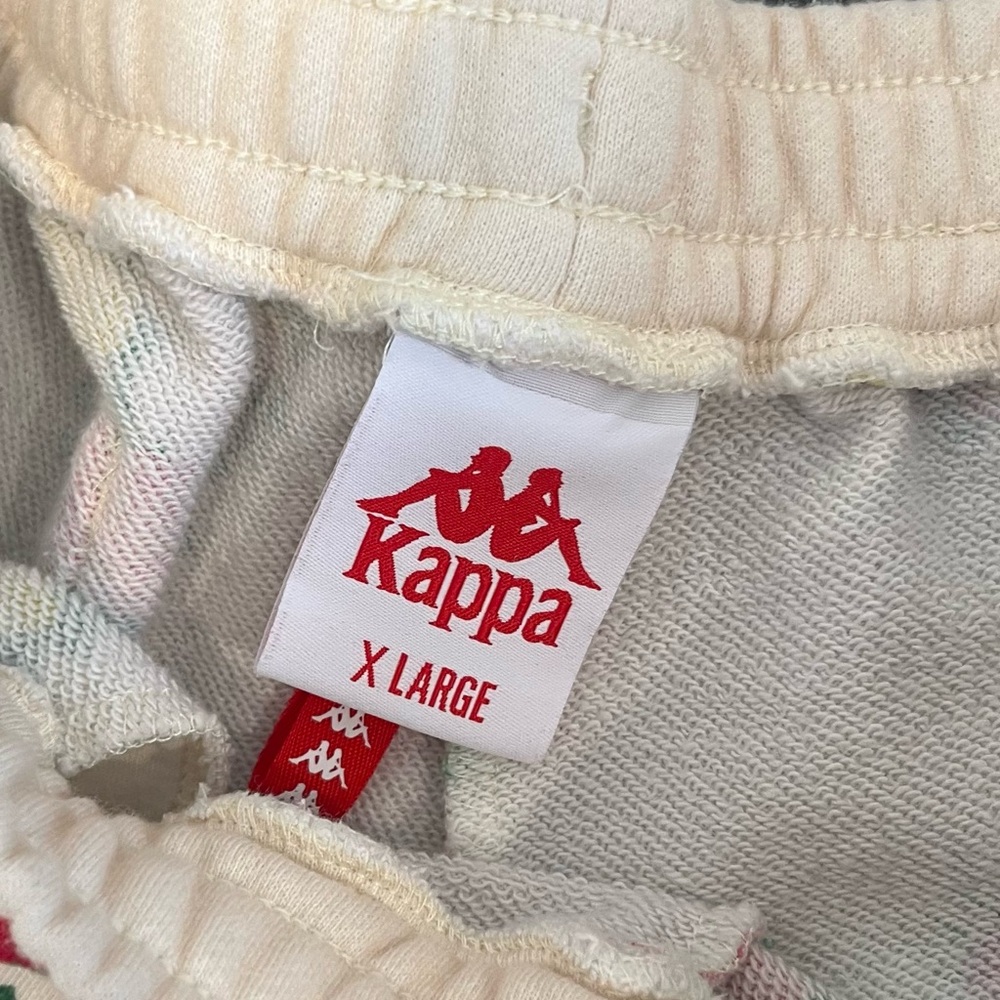 KAPPA Hawaiian Logo Multicolor Floral Summer Beach Shorts Women's XL - Picture 2 of 7